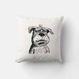 Funny Bulldog Kissen - "Der Pout, der Herz gewinnt