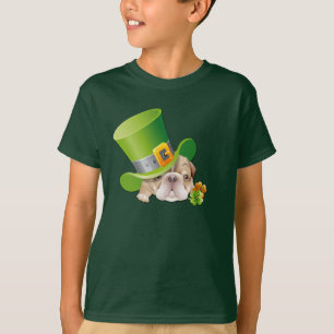 Funny Bulldog Leprechaun St.Patrick's Day T-Shirt