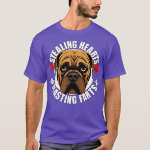 Funny Bullmastiff Stealing Hearts Blade Furzen D T-Shirt