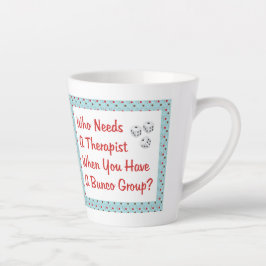 Funny Bunco, der einen Therapeuten braucht Milchtasse