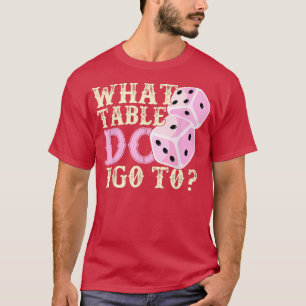 Funny Bunco Player Geschenk Welches Spiel würfeln  T-Shirt