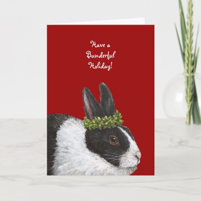 Funny Bunny Carte de vacances (Devant)
