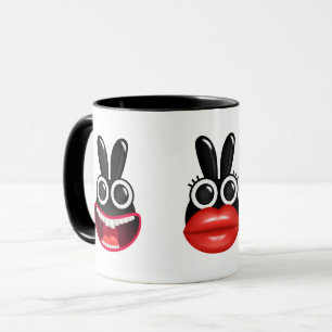 Funny Bunny Faces Tasse