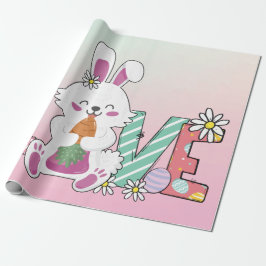 Funny Bunny Happy Easter Day Geschenkpapier