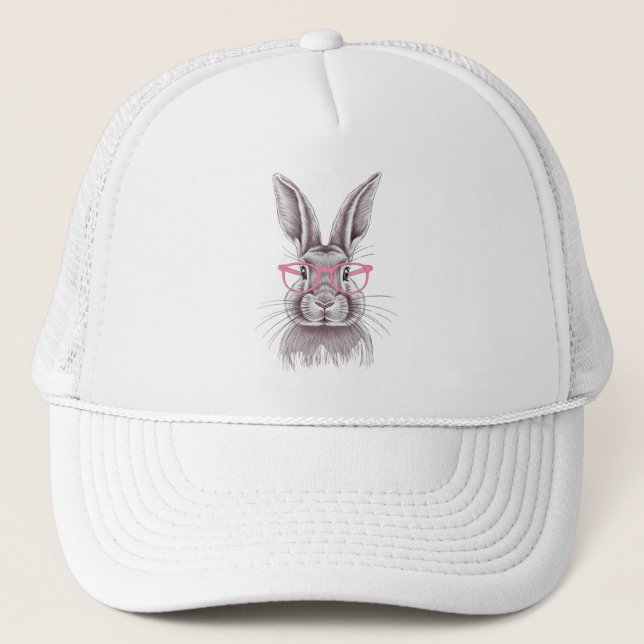 Funny Bunny Niedliche Familiengeschenke Ostern Truckerkappe (Vorderseite)