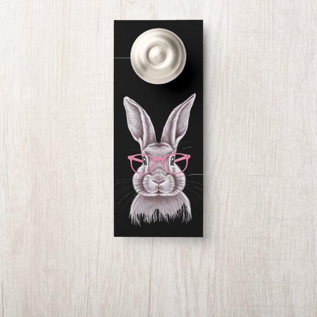 Funny Bunny Niedliche Familiengeschenke Ostern Türanhänger (Auf Knauf)