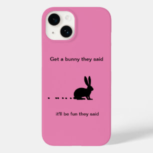 Funny Bunny Poop Coque-Mate iPhone 14 Coque