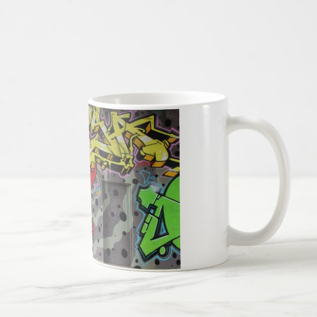Funny Bunny Street Art Kaffeetasse (Rechts)