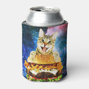 Funny Burger Cat Dosenkühler