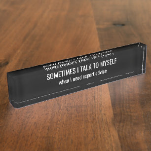 Funny Büro Humor Schreibtisch Name Plakat Namensplakette
