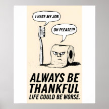 Funny Büro Humor: Toothbrush & Toilet Paper Art