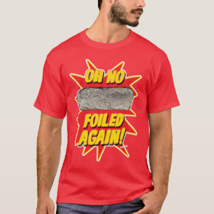 Funny Burrito Design vereitelt T-Shirt