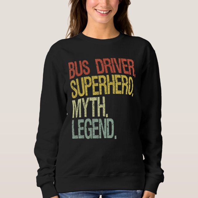 Funny Busfahrer Sweatshirt (Vorderseite)