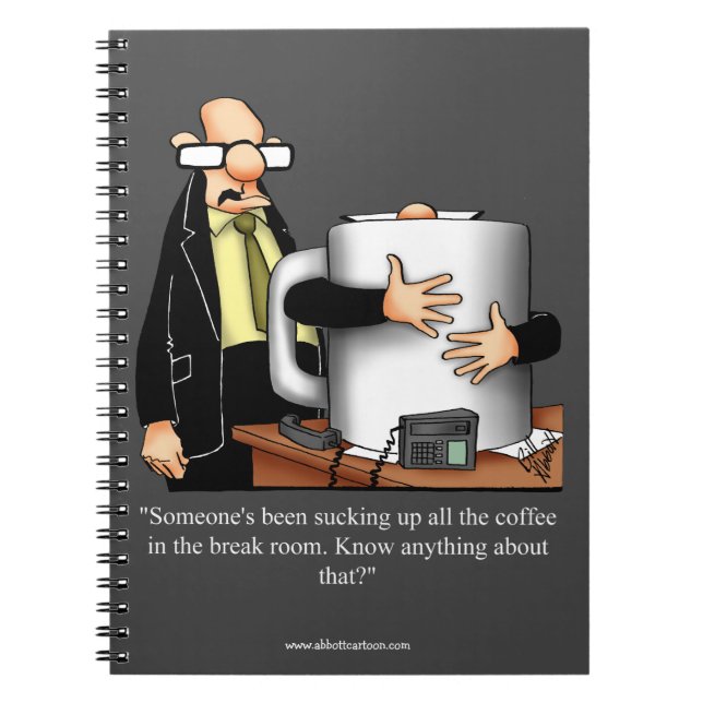 Funny Business Coffee Break Humour Carnet (Devant)