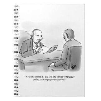 Funny Business Evaluation Spaß Notebook Notizblock