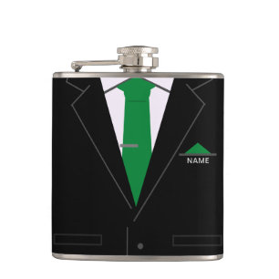 Funny Business Flask mit Individuelle Name Flachmann