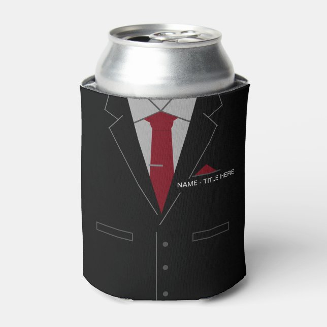 Funny Business kann mit Individuelle Name-Text abk Dosenkühler (Kanne Vorderseite)