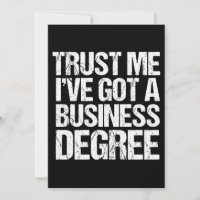 Funny Business School Abschluss Personalisiert Gra
