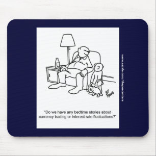 Funny Business Stock Market Mousepad Geschenk