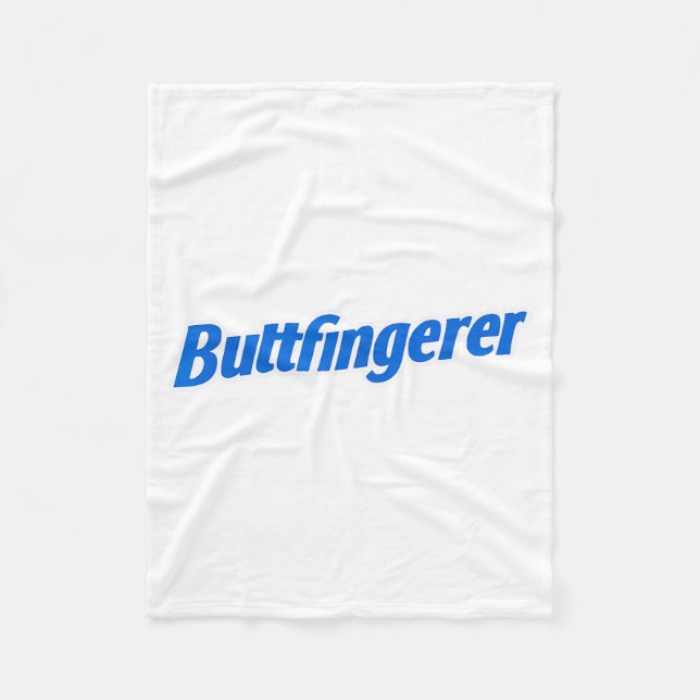 Funny Buttfingerer Tee Butt Fingerer Halloween Emb Fleecedecke (Vorderseite)