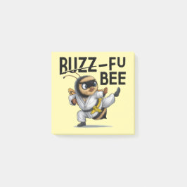 Funny Buzz-Fu Bee Martial Arts Post-it Notes Post-it Klebezettel