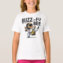 Funny Buzz-Fu Bee Martial Arts T-Shirt