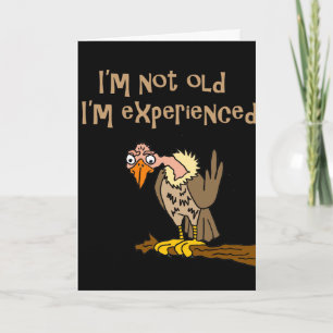 Funny Buzzard sagt, ich bin nicht alt, ich bin erf Karte