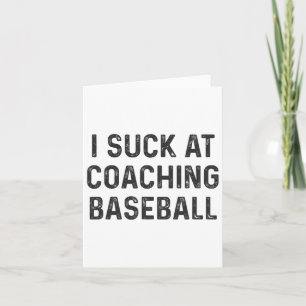 Funny Bysebyll Coach Karte
