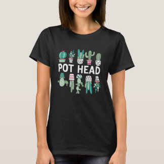 Funny Cacti Botanical Cactus Succulent Gardeners P T-Shirt