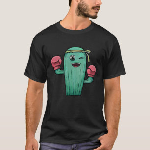 Funny Cactus Boxing T-Shirt