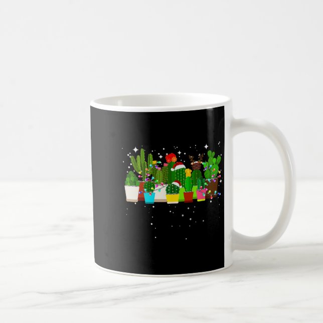 Funny Cactus Christmas Tree  Kaffeetasse (Rechts)