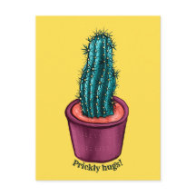 Funny Cactus Psychedelic Potted Sukkulent Pflanze