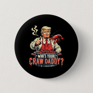 Funny Cajun Boil Meeresfrüchte Shirt Whoi Your Cra Button