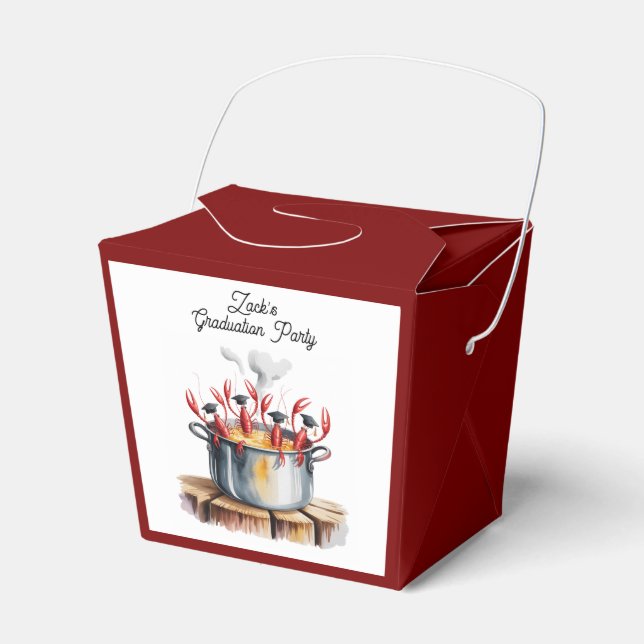 Funny Cajun Graduation Party Favor Geschenkschachtel (Vorderseite)