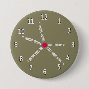 Funny Call Mama Imaging Clock Button