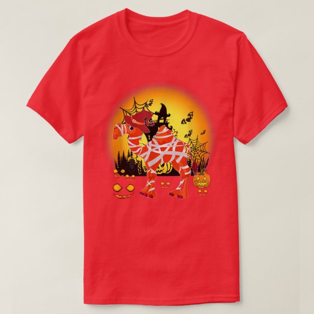 Funny Camel Halloween Kostümgeschenke T-Shirt (Design vorne)
