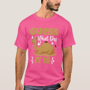 Funny Camel Hump Day Ratet, was für ein Tag es ist T-Shirt