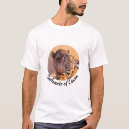 Funny Camel Kopf in Oman Wahiba Wüste T-Shirt