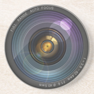 Funny Camera Lens Round Getränkeuntersetzer