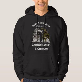 Funny Camouflage Gnomes für Coole Mama - Niedlich Hoodie