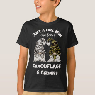 Funny Camouflage Gnomes für Coole Mama - Niedlich T-Shirt