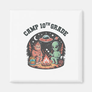 Funny Camp Out 10th Grade Bigfoot Campingplatz Ali Magnet