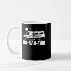 Funny Camper Van Life - Vanlife Ad-Van-Ture Kaffeetasse