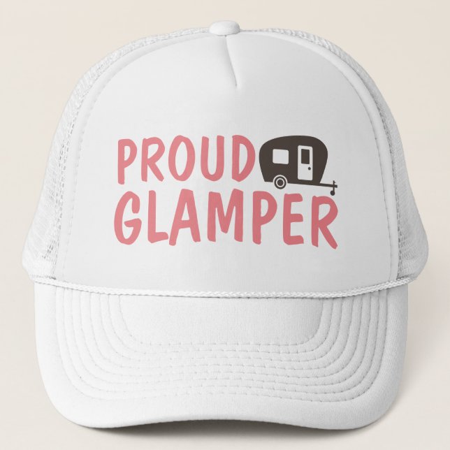 Funny Camping Casquette de flamping pour femmes (Devant)