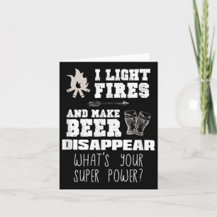 Funny Camping Gift I Light Fips & Amp; Make Bier D Karte