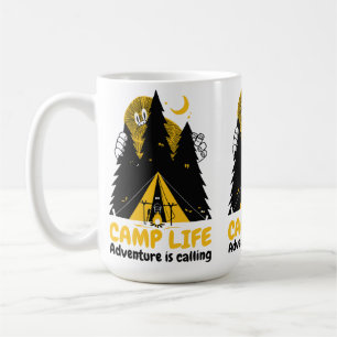 Funny Camping Monster - Camp Life Adventure Kaffeetasse