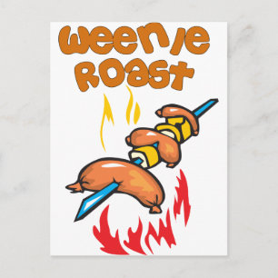 Funny Camping Postkarte