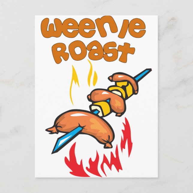 Funny Camping Postkarte (Vorderseite)