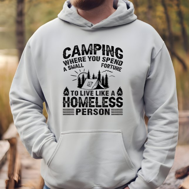 Funny Camping Redewendungen Hoodie (Von Creator hochgeladen)