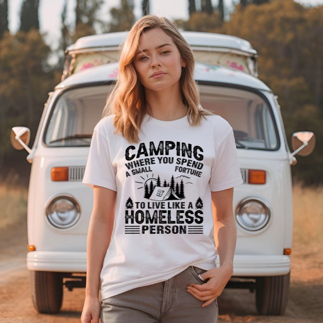 Funny Camping Redewendungen T-Shirt (Von Creator hochgeladen)